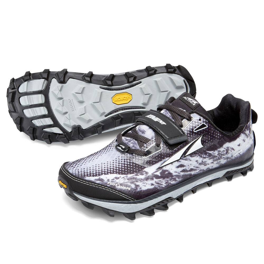 Vibram Sole Altra King MT Bayan Koşu Ayakkabısı Siyah,TX7926058